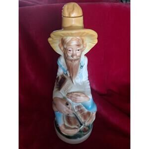 Stitzel Weller Old Cabin Still Kentucky Hillbilly Decanter- 1969- Excellent!